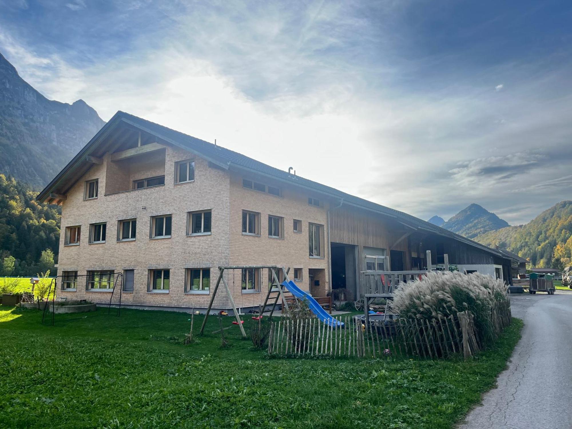 Ferienwohnung Berchtold Schnepfau Buitenkant foto